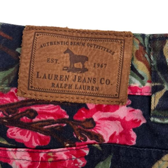 Vintage Ralph Lauren Jeans Co Floral Capri Pants | Size 10 - Picture 5 of 9
